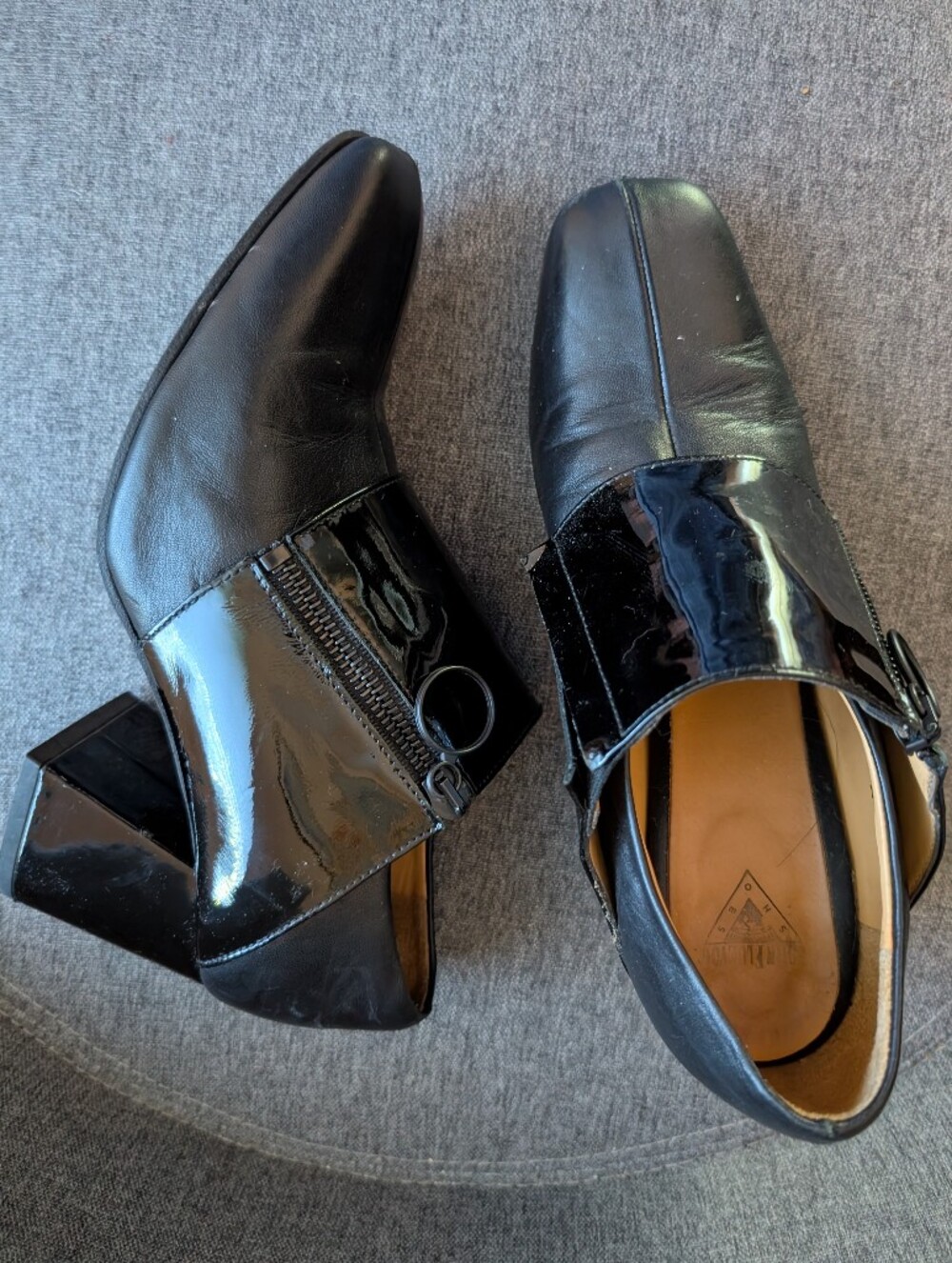 Fluevog Annette Black Booties